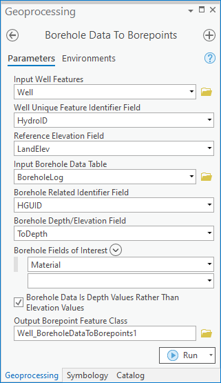 File:ArcGIS Pro Borehole Data to Points.png