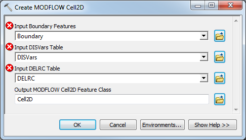 File:AHGW MODFLOW Analyst Features - Create MODFLOW Cell2D dialog.png