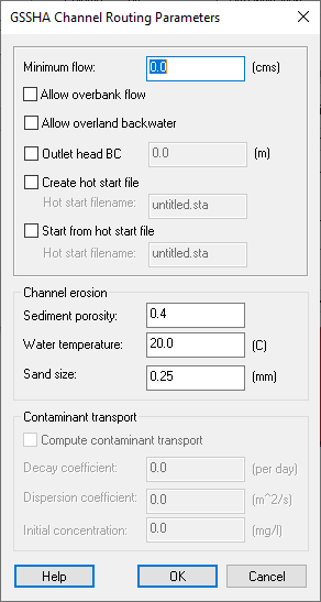 File:WMS GSSHA Channel Routing Parameters Dialog.png