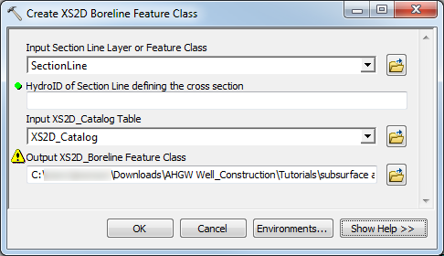 File:AHGW Subsurface Analyst XS2D Editor - Create XS2D Boreline Feature Class.png