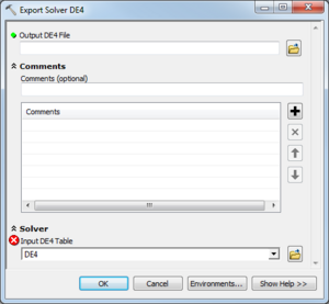 AHGW Export Solver DE4 dialog.png