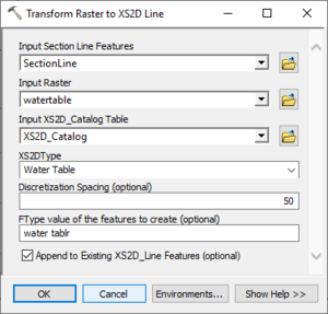 AHGW Subsurface Analyst XS2D Editor - Transform Raster to XS2D Line.png