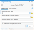 ArcGIS Pro Assign HydroID GW.png