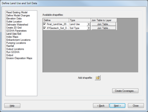 MWBM Wizard dialog - Define Land Use and Soil Data.png